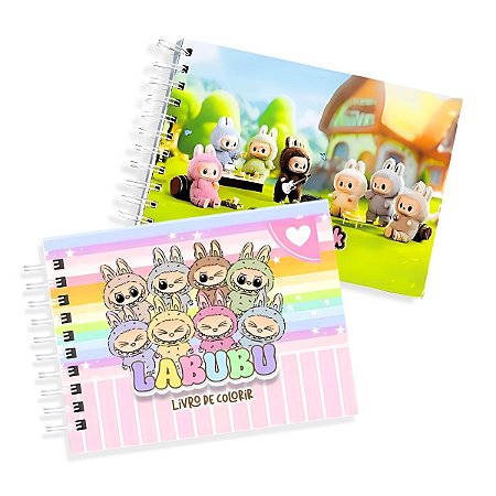 06 Livro De Colorir Labubu Estilo Bobbie Goods Folha 180g