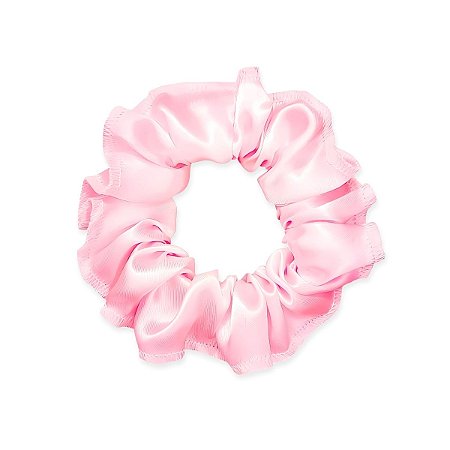 01 Xuxinha Cetim Scrunchie Rabicó Elástico Cabelo Variadas