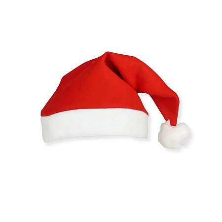 01 Gorro Gorrinho Touca Natal De Papai e Mamãe Noel Feltro