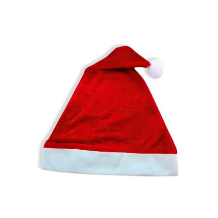 01 Gorro Gorrinho Papai e Mamãe Noel Natal Fantasia Veludo