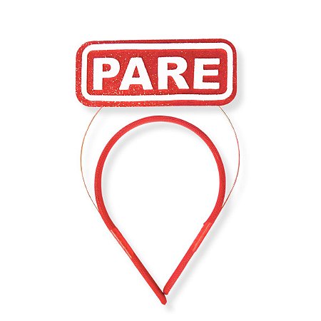 01 Tiara Pare Fantasia Bloquinho Festa Carnaval Acessório