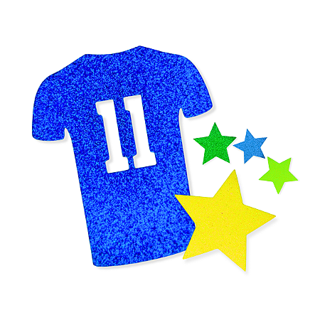 05 Painel Eva Mural Decorativo Festa Copa Brasil 20cm