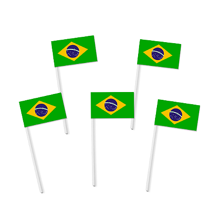 10 Topo Bolo Brasil Festa Copa Mundo Bandeira Decoração