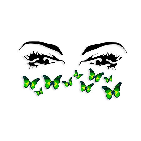 01 Adesivos Decorativos Rosto Brasil Futebol Copa Mundo Jogo