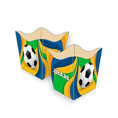 Kit 10 Cachepot Copa mundo Enfeite Mesa Decoração