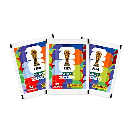 Kit Figurinhas Copa Do Mundo Fifa 2026 Álbum Original Panini