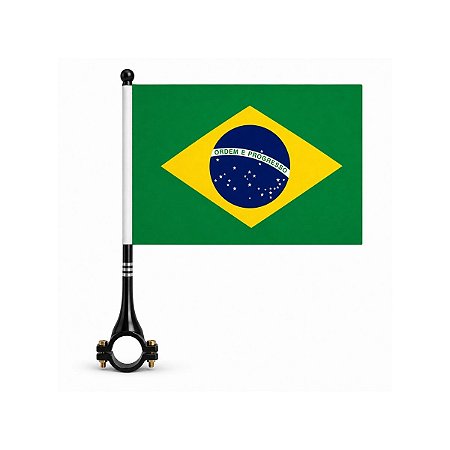 Bandeira Haste Copa Mundo Torcida Jogo Comemoração Brasil