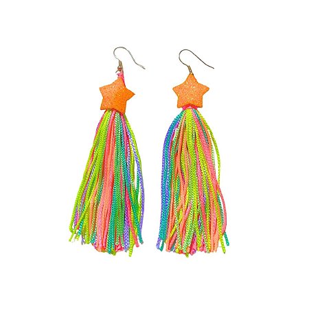 Brinco Tassel Festa Junina Arraiá Pendente Comemoração