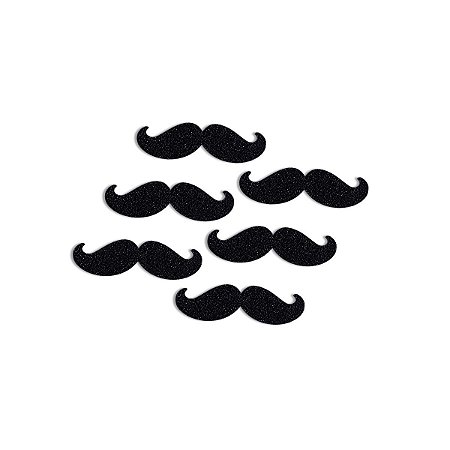 Aplique Bigode Dia Dos Pais Festa Enfeite Decoração 3,5cm