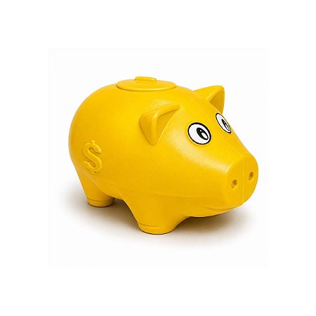 Cofre Porco Médio Porquinho Economia Dinheiro Dia Crianças