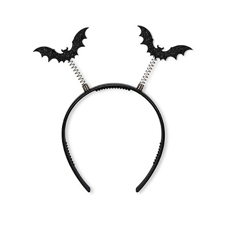 Tiara Arco Morcego Festa Fantasia Halloween Dia Da Bruxas