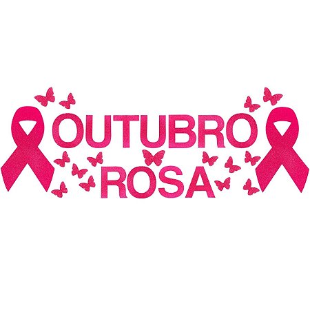 Painel Outubro Rosa Decoração Campanha Enfeite Eventos Saúde