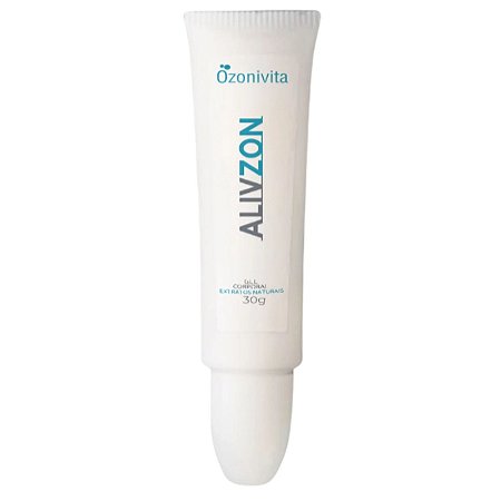 Alivzon Pomada em Gel Corporal Hidratante Ozonizado 30g