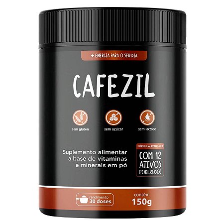 Cafezil Suplemento Alimentar Em Pó 150g