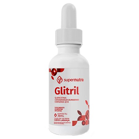 Glitril Suplemento Alimentar Líquido 30ml Sabor Laranja