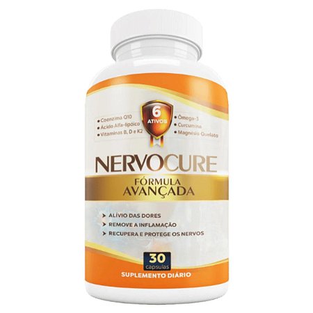 Nervocure Suplemento Alimentar Com 30 Cápsulas