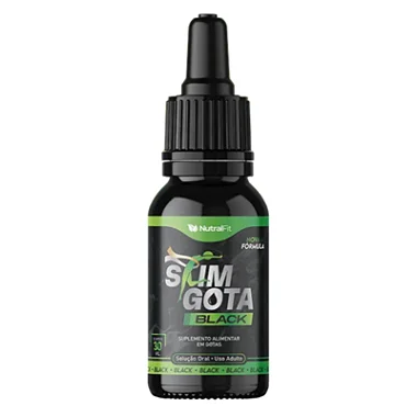 Slim Gota Black Suplemento Alimentar Líquido 30ml