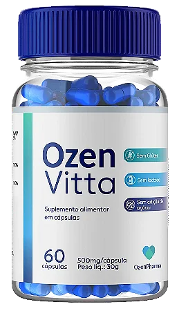 Ozenvitta Suplemento Alimentar Com 60 Cápsulas 500mg