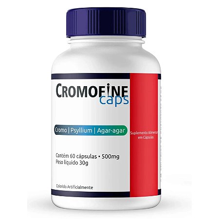 Cromofine Caps Suplemento Alimentar 60 Cápsulas 500Mg