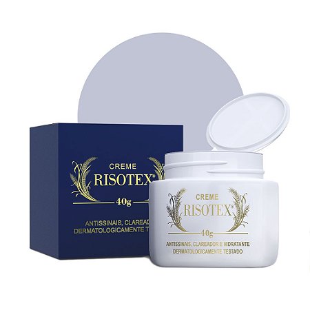 Creme Risotex - 40gr Antissinais e clareador de manchas