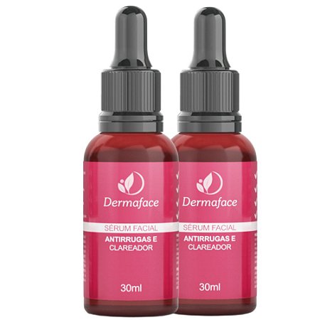 Kit 02 Sérum Facial Dermaface Tratamento para Melasma e Antirrugas