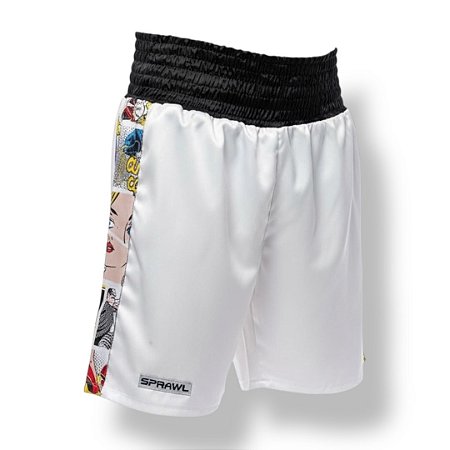 Calção de boxe profissional masculino cartoon