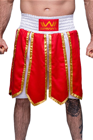 Calção de boxe profissional espartano