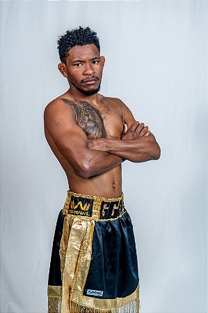 Calção de boxe profissional gladiador personalizado - 2 nomes