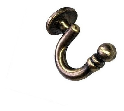 Gancho Para Abracadeira De Cortina Aço Escovado 2 Unidades