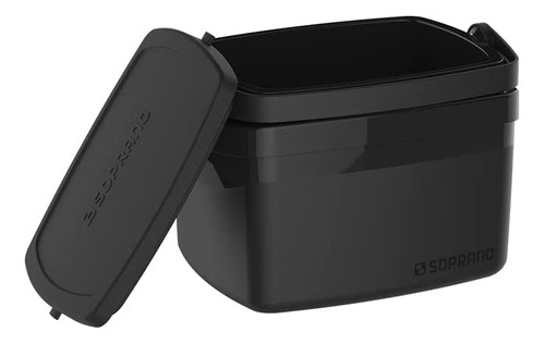Caixa Termica Cooler Bebidas 5L Preta Porta Copos Soprano