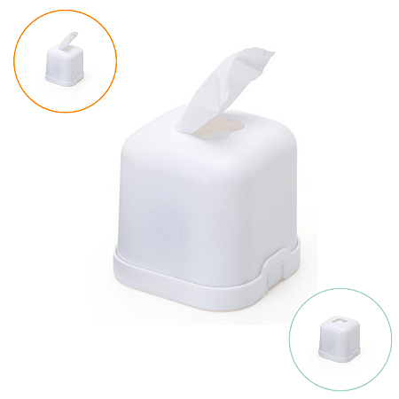 Porta Rolo De Papel Higiênico De Mesa Bancada Portatil Branco