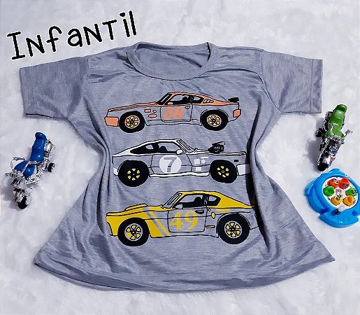INFANTIL CARROS CINZA