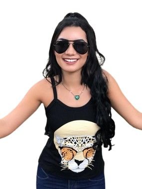 REGATA LEOPARDO PRETO