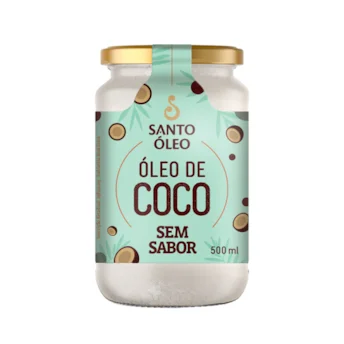Oleo de Coco Sem Sabor 500ml Santo Óleo