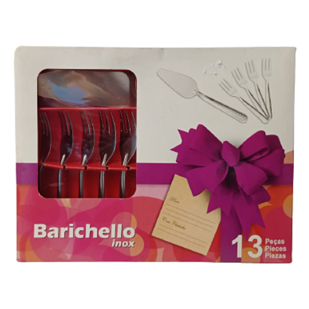 CONJUNTO DE INOX PARA BOLO 13PÇS