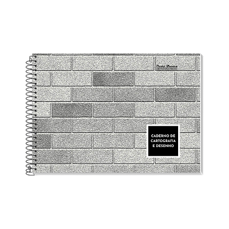 CADERNO DE CARTOGRAFIA E DESENHO MILIMÉTRICA - 60 FOLHAS