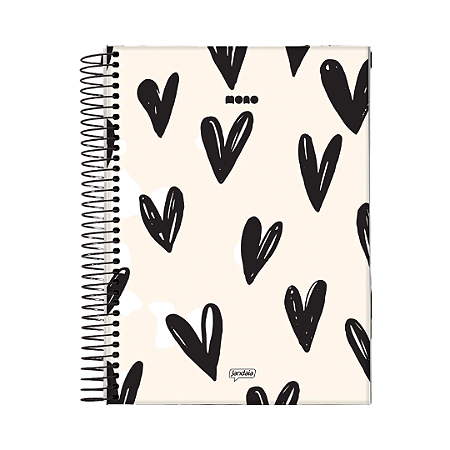 CADERNO ESPIRAL MONO 1/4 80 FOLHAS