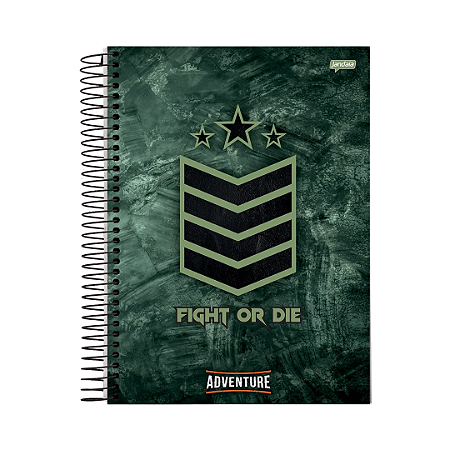 CADERNO UNIVERSITARIO 10 MATERIAS ADVENTURE