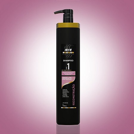 Shampoo Isys Reconstrução Absolute Hair Repair 1L