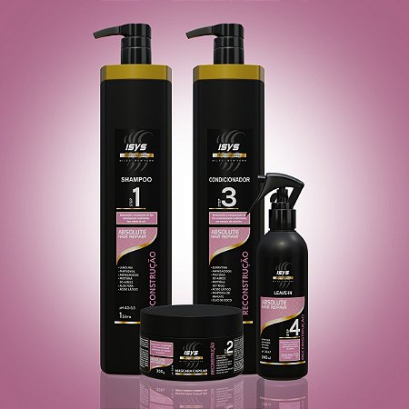 Kit Salão Isys Reconstrução Intense Hair