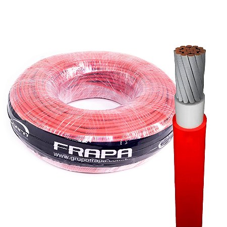 Cabo Energia Solar 6mm 100 Metros Vermelho