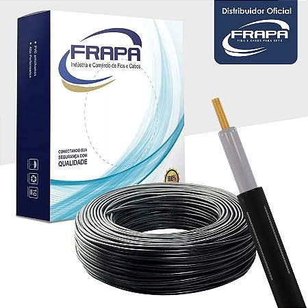 CABO ALTA ISOLAÇÃO 7MM COBRE LSZH 100M PRETO