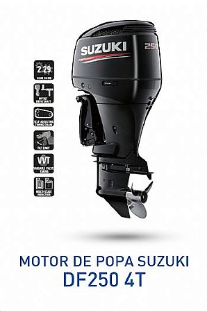 MOTOR DE POPA DF SUZUKI 250 HP TX 4 TEMPOS ( 6 CILINDROS )