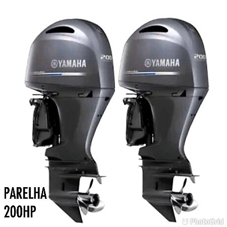 Parelha De Motores De Popa Yamaha 200 Hp 4 T INJEÇAO Okm 2 Motores