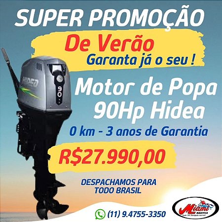 MOTOR DE POPA HIDEA 90 HP