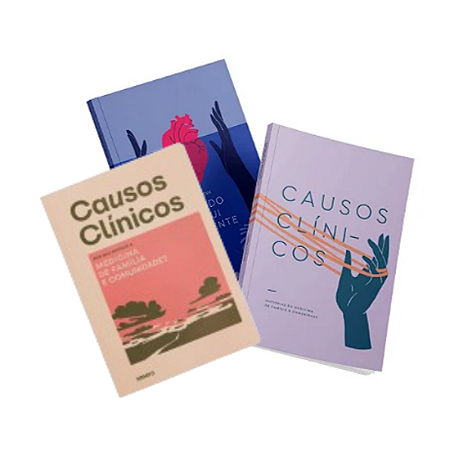 Combo Livros "Histórias de Medicina de Familia e Comunidae" + "Quando fui paciente" + "Porque Escolhi a Medicina de Familia e Comunidade"
