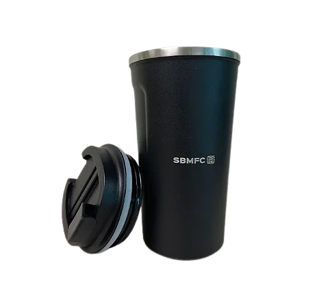 Copo Térmico SBMFC de inox 500ml - Preto
