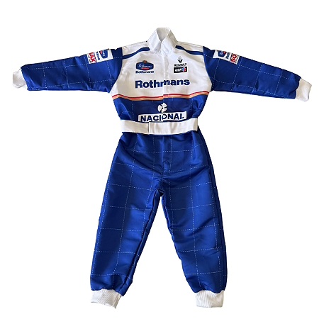 Macacão Infantil Fantasia - Williams Histórico