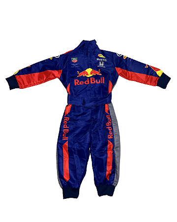 Macacão Infantil Fantasia - Red Bull Fórmula 1