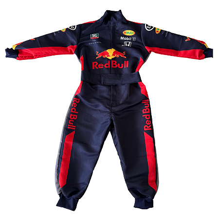 Macacão Infantil Fantasia - Red Bull Fórmula 1
